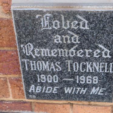 TOCKNELL Thomas 1900-1968