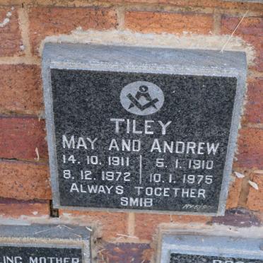 TILEY Andrew 1910-1975 &amp; May 1911-1972
