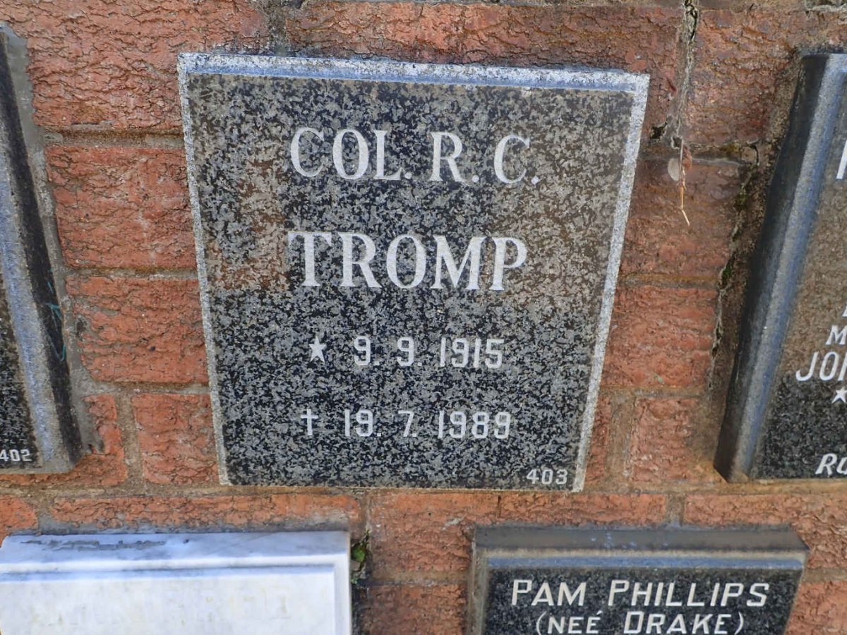 TROMP R.C. 1915-1989