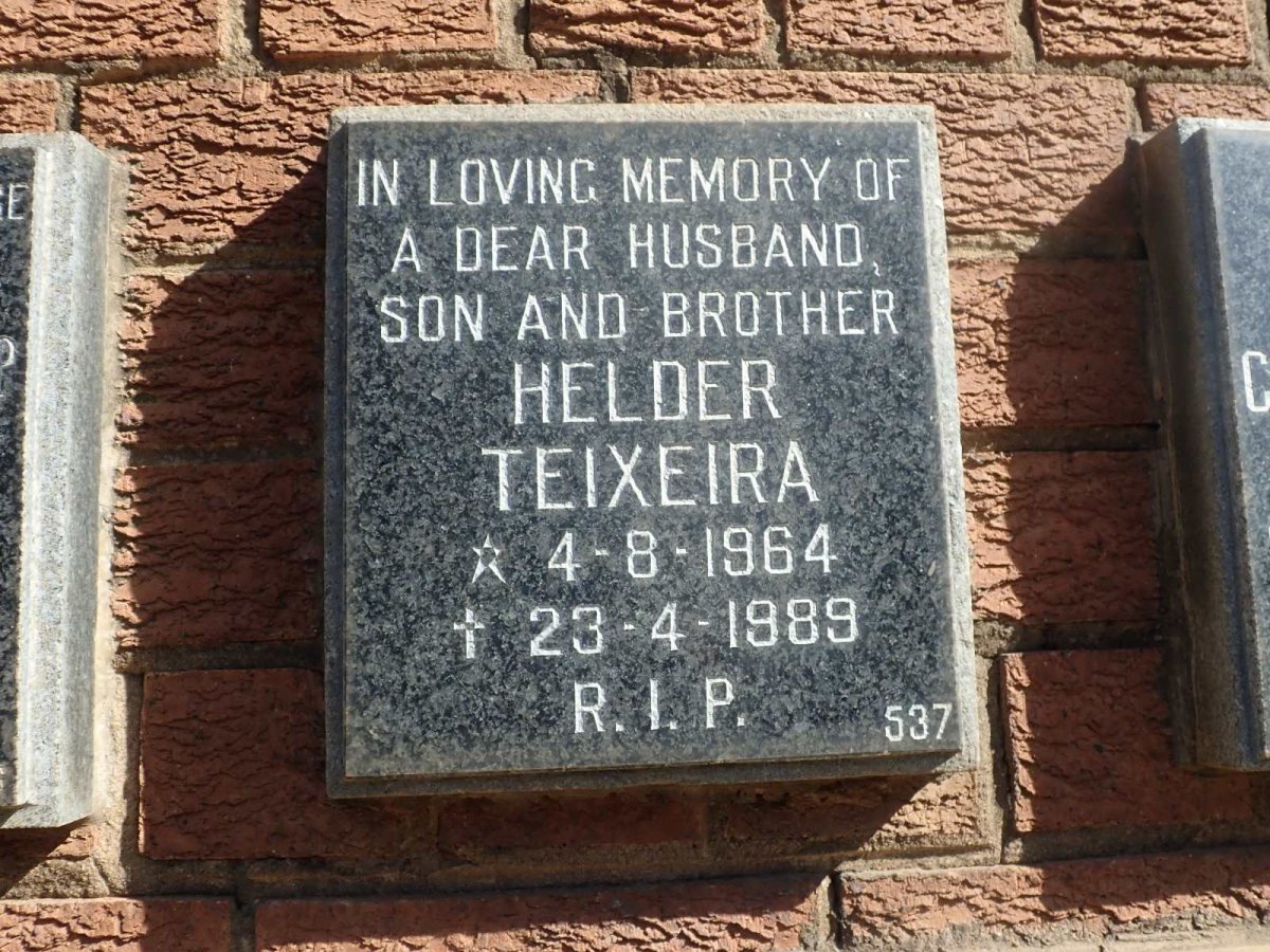 TEIXEIRA Helder 1964-1989