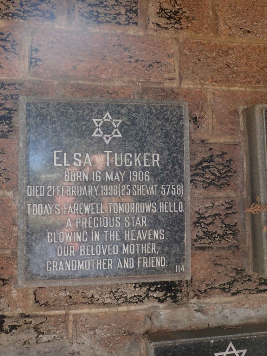TUCKER Elsa 1906-1998