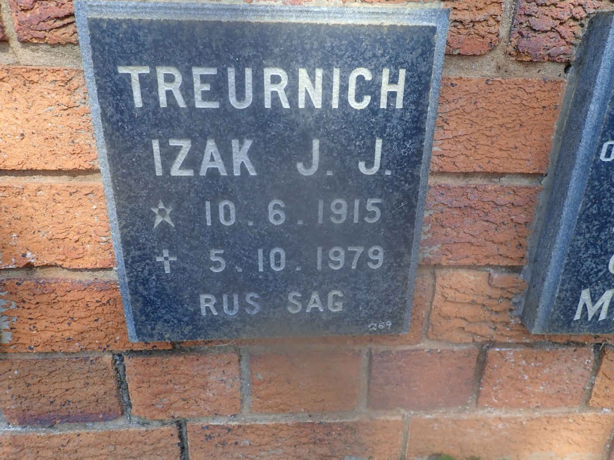 TREURNICH Izak J.J. 1915-1979