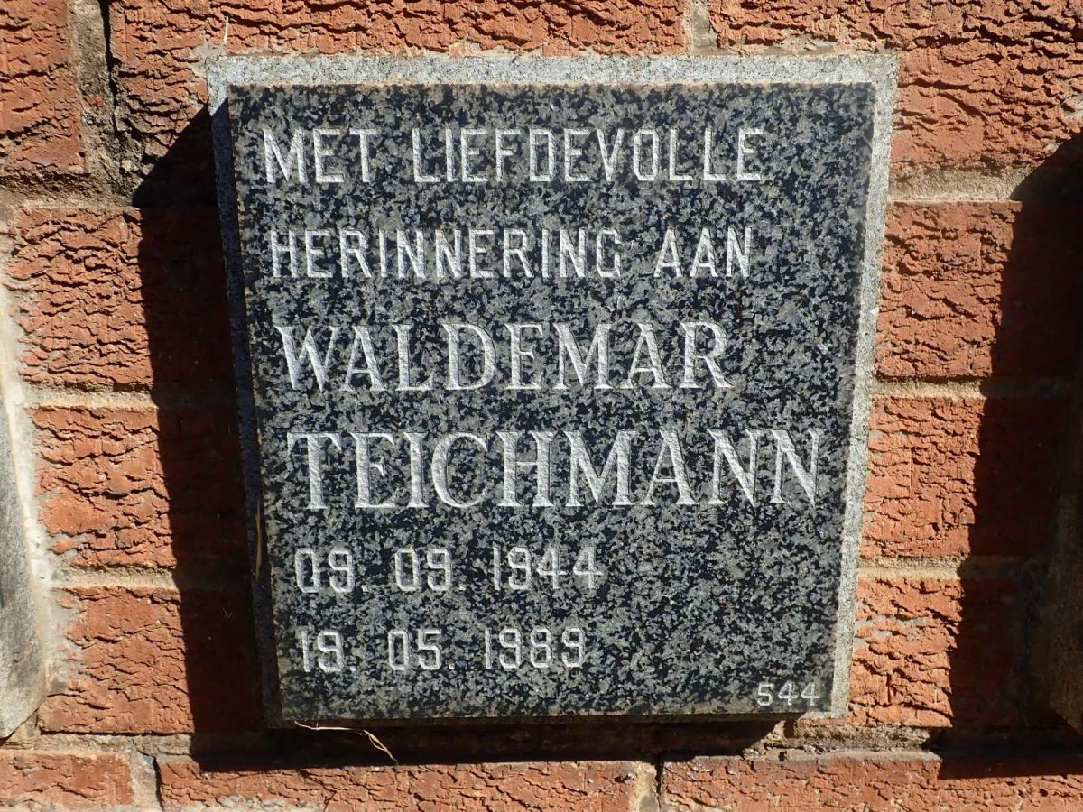 TEICHMANN Waldemar 1944-1989