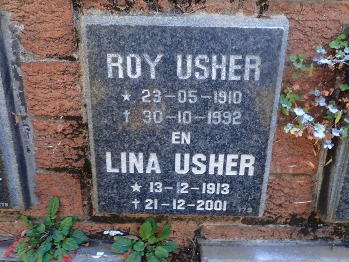 USHER Roy 1910-1992 &amp; Lina 1913-2001