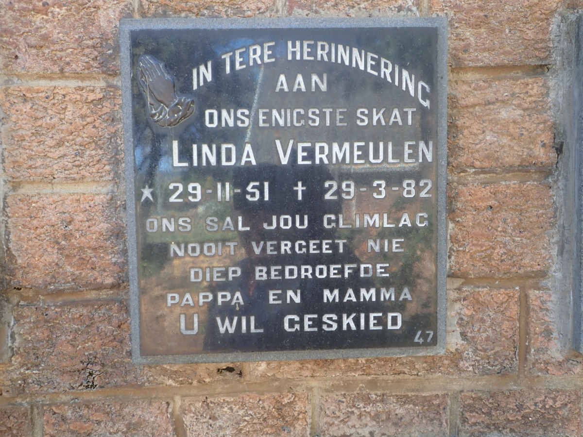 VERMEULEN Linda 1951-1982