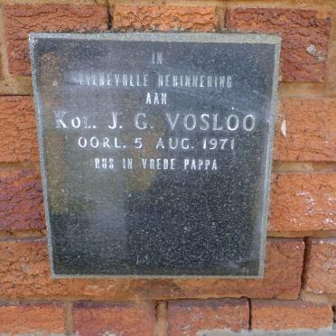 VOSLOO J.G. -1971