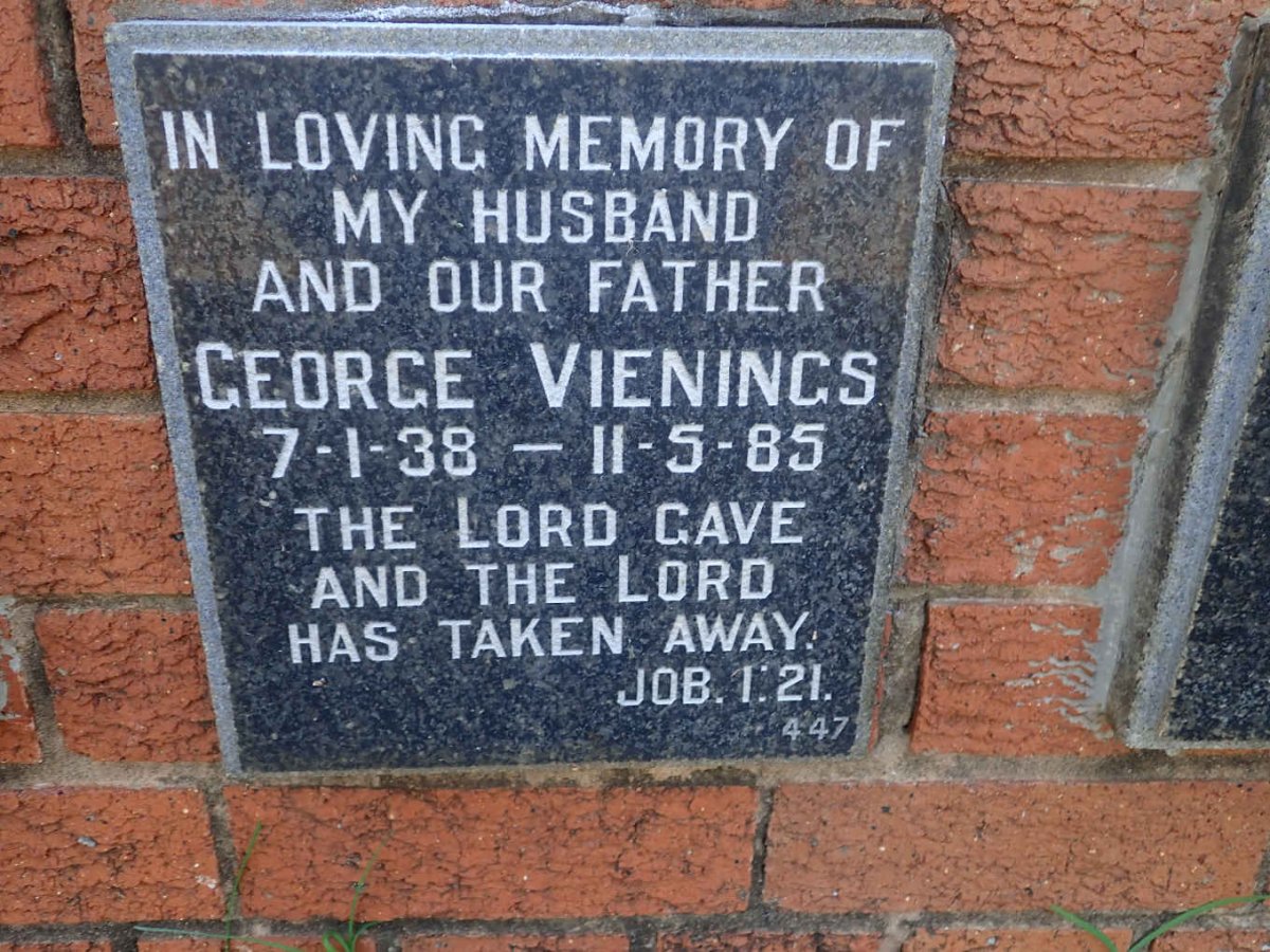 VIENINGS George 1938-1985