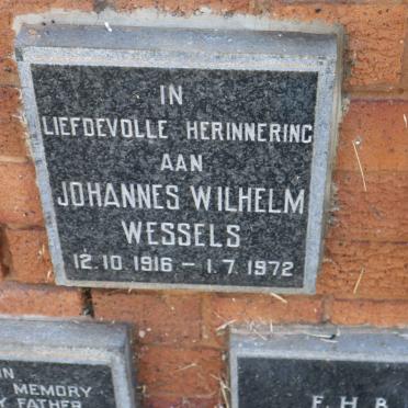 WESSELS Johannes Wilhelm 1916-1972