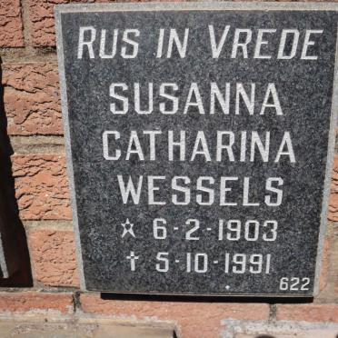 WESSELS Susanna Catharina 1903-1991