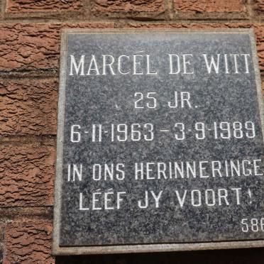 WITT Marcel, de 1963-1989