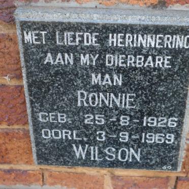 WILSON Ronnie 1926-1969