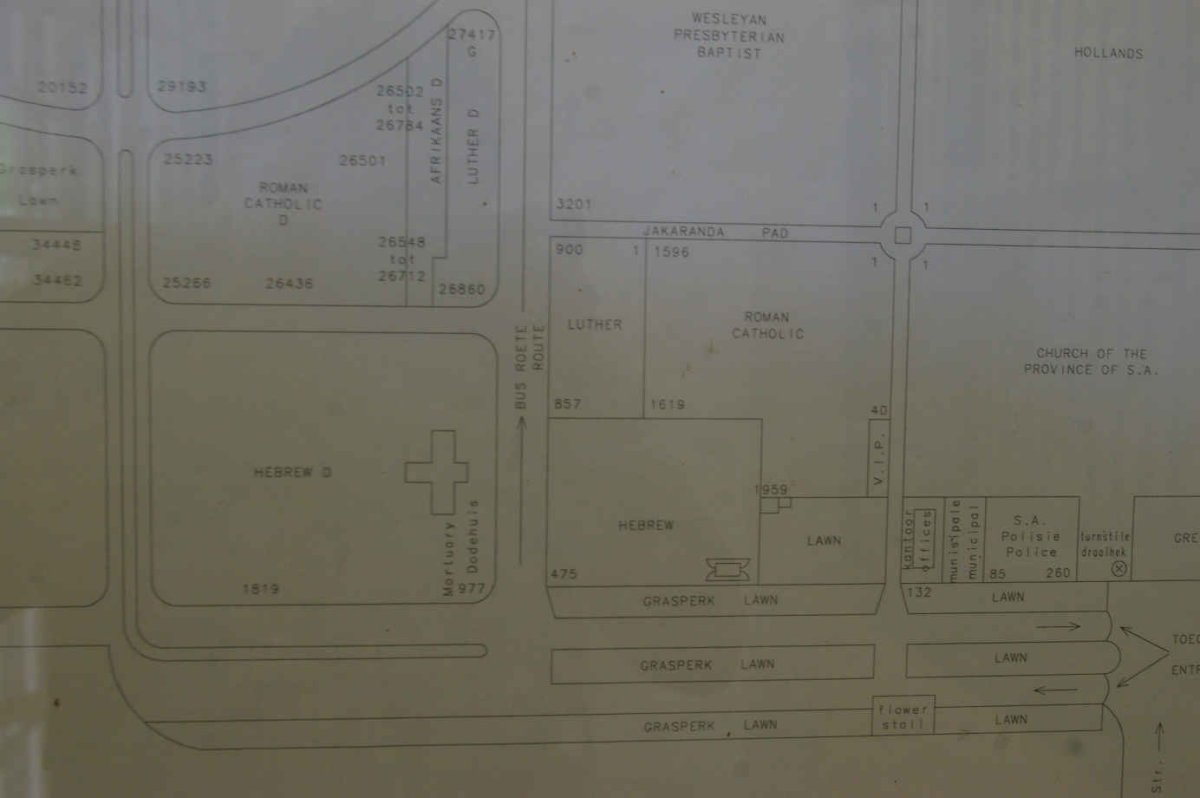 1. Layout plan of graves.