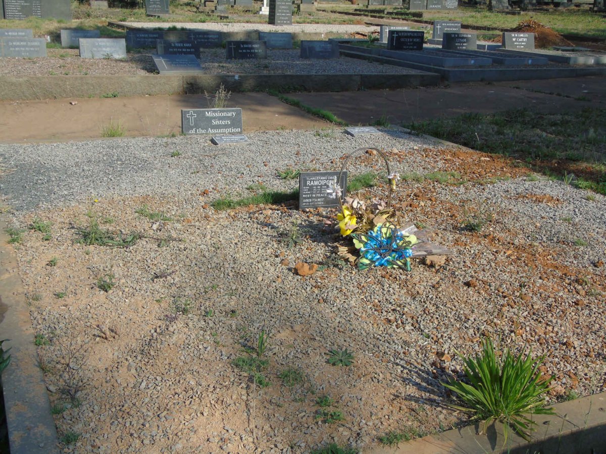 1. Missionary Sisters of the Assumption Burial Plot