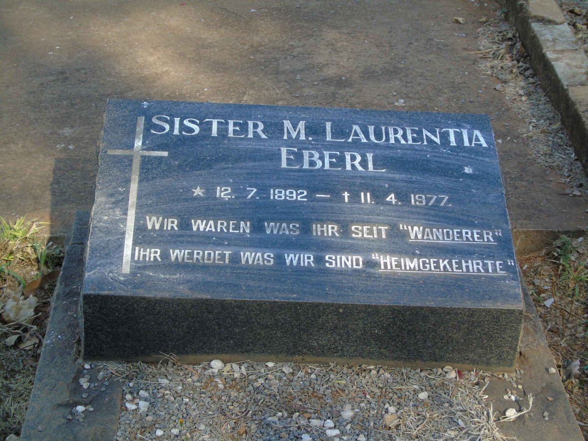 EBERL Laurentia 1892-1977