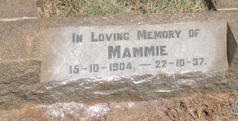 ? Mammie 1904-1937