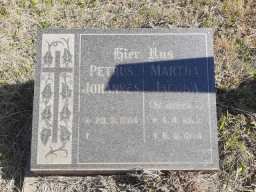? Petrus Johannes &amp; Martha Maria