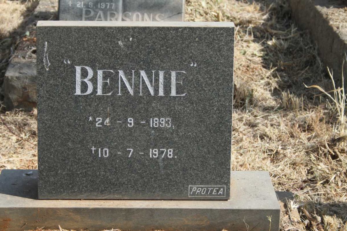 ? Bennie 1893-1978
