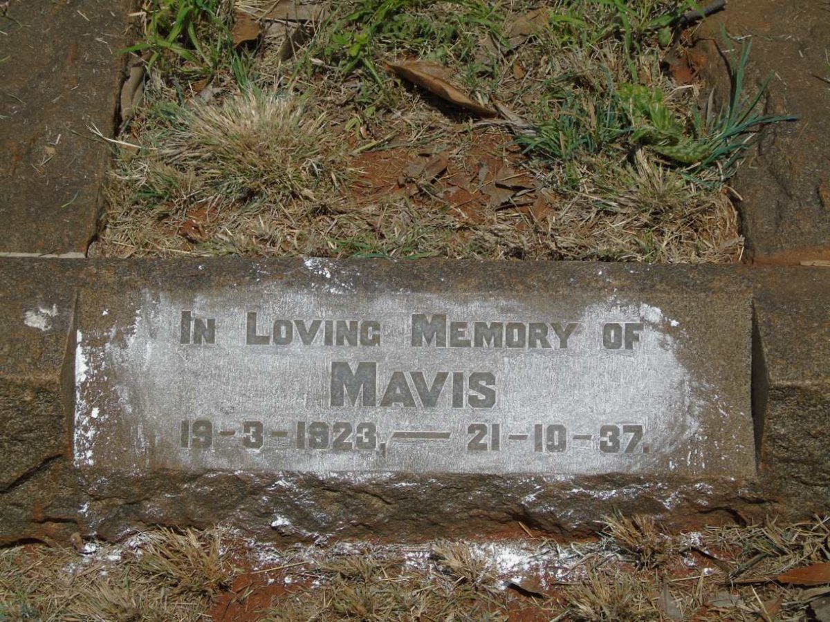 ? Mavis 1923-1937