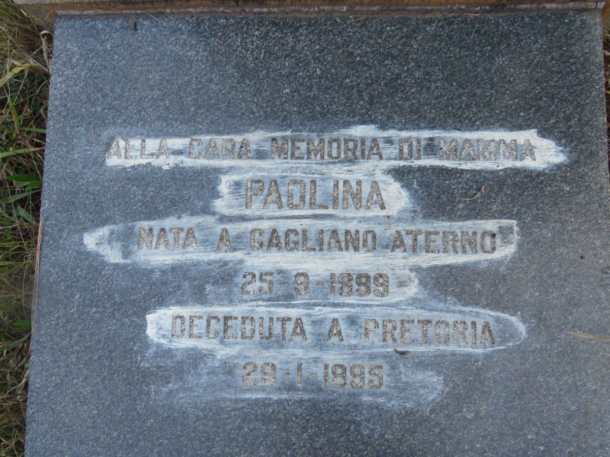 ? Paolina 1899-1995