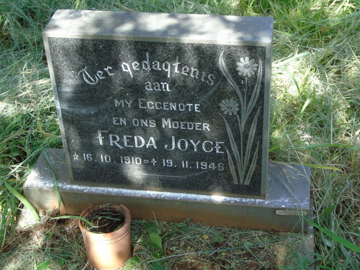 ? Freda Joyce 1910-1946