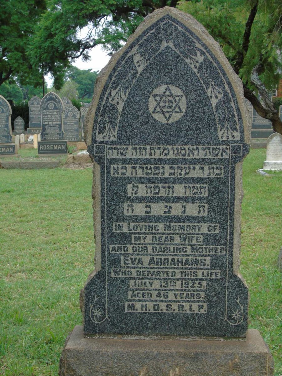 ABRAHAMS Eva -1925