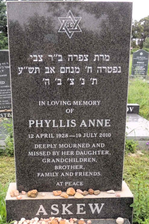 ASKEW Phyllis Anne 1928-2010