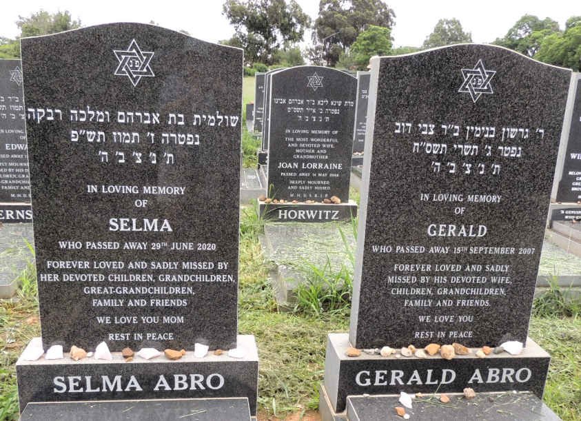 ABRO Gerald -2007 & Selma -2020