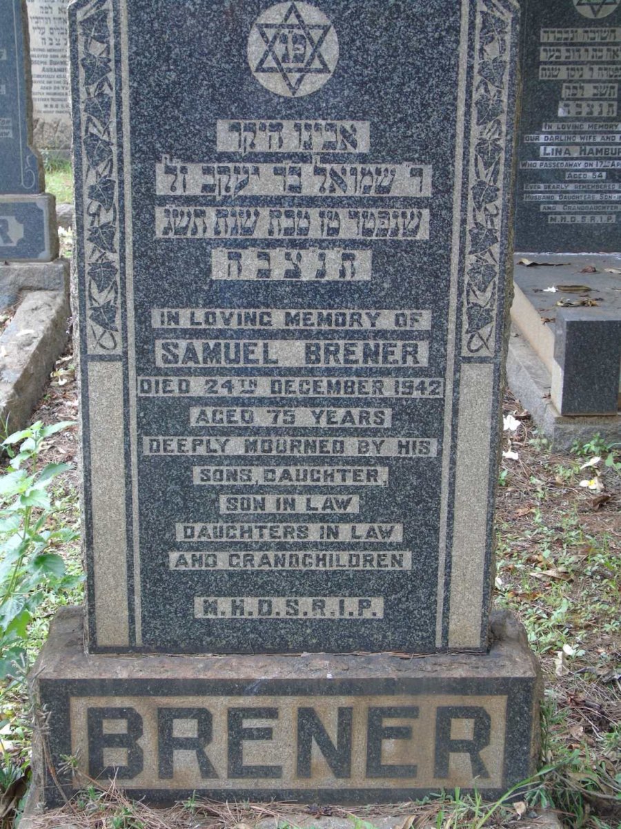 BRENER Samuel -1942