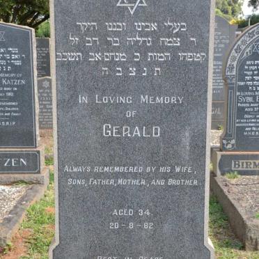 BLACK Gerald -1962