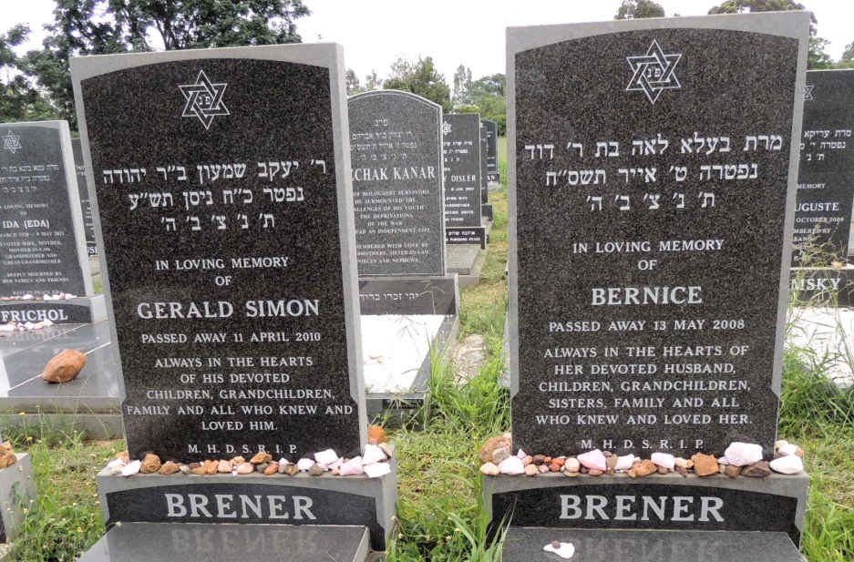 BRENER Gerald Simon -2010 & Bernice -2008