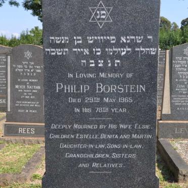 BORSTEIN Philip -1965