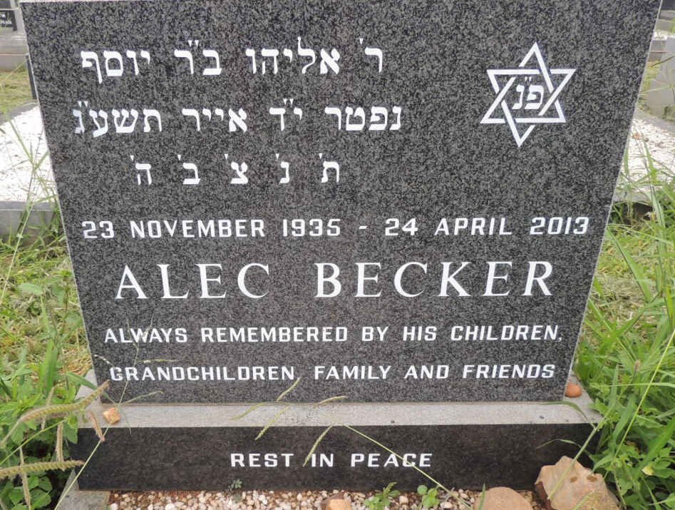 BECKER Alec 1935-2013