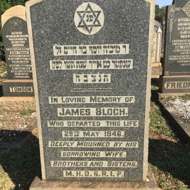 BLOCH James -1946