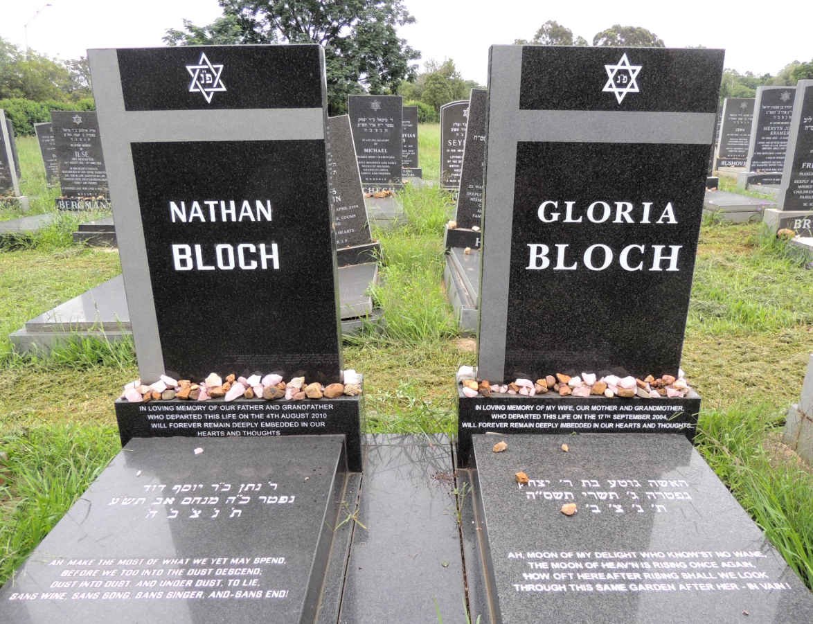BLOCH Nathan -2010 & Gloria -2004