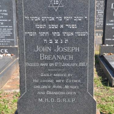 BREANACH John Joseph -1967