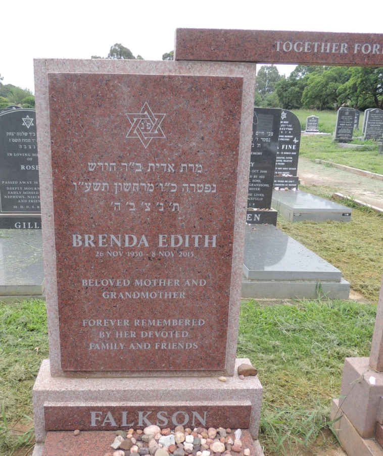 FALKSON Brenda Edith 1930-2015