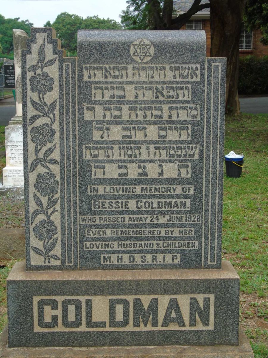 GOLDMAN Bessie -1928