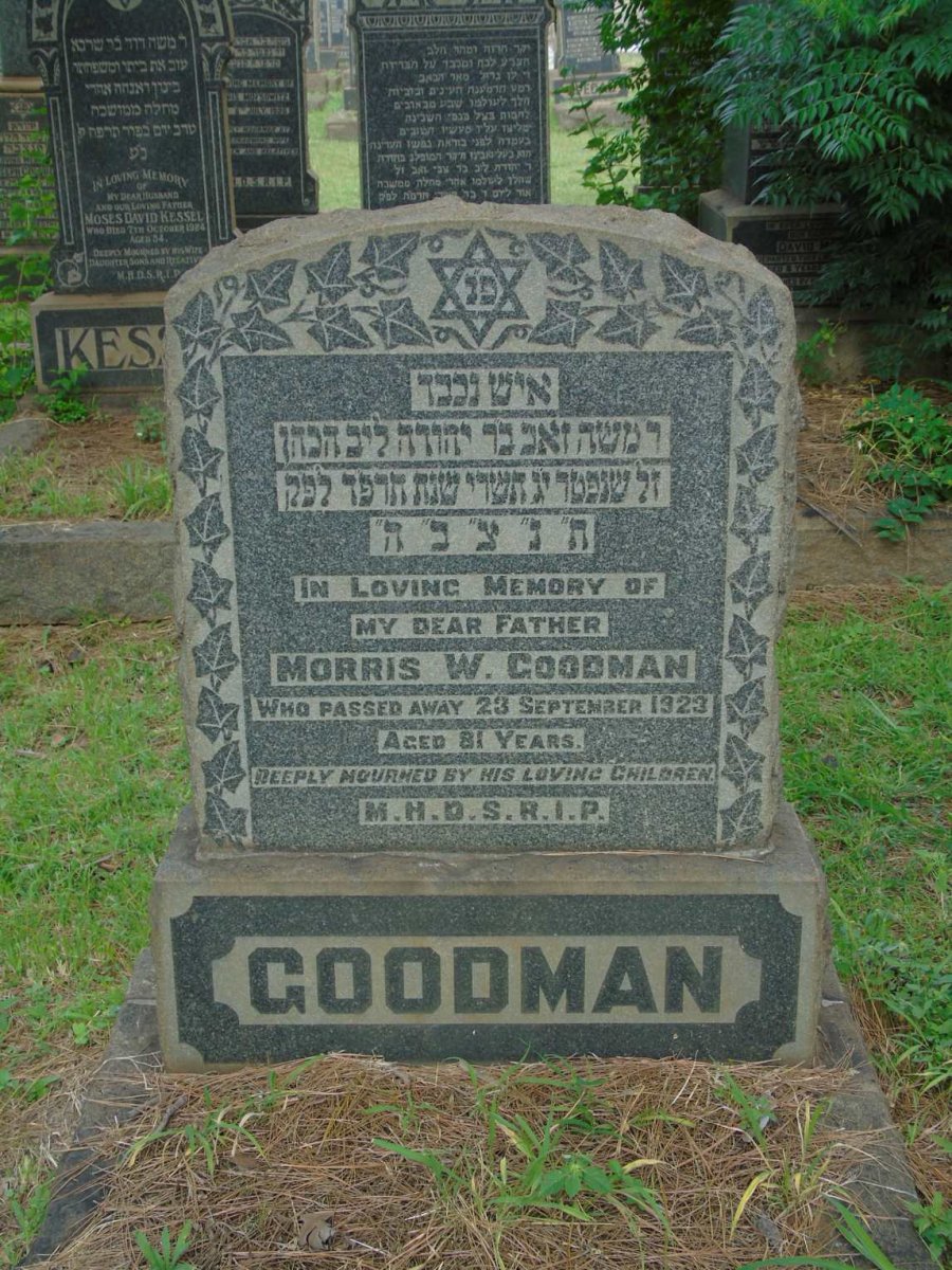 GOODMAN Morris W. -1923