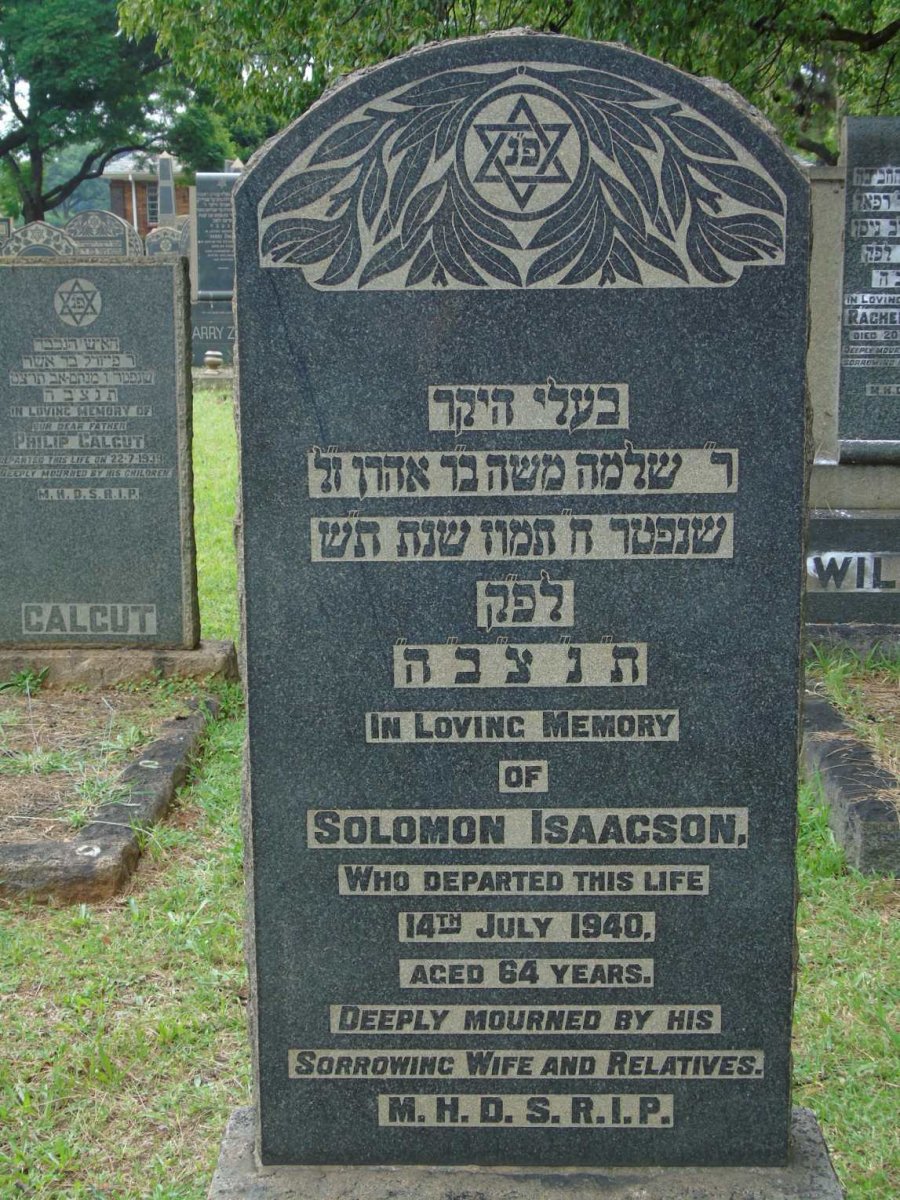ISAACSON Solomon -1940