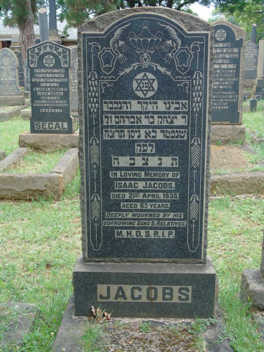 JACOBS Isaac -1938