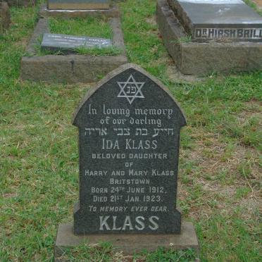 KLASS Ida 1912-1923