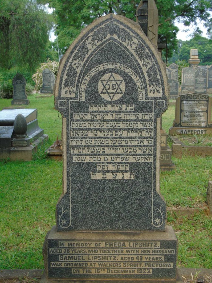 LIPSHITZ Samuel -1923 & Freda -1923