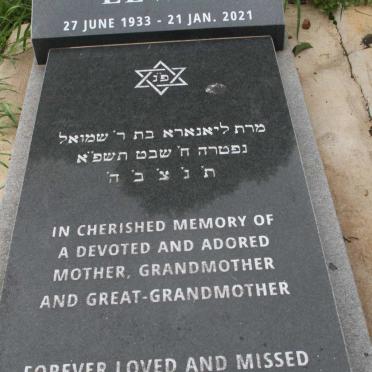 LEWIS Leonora 1933-2021