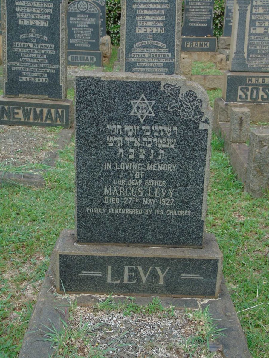 LEVY Marcus -1927