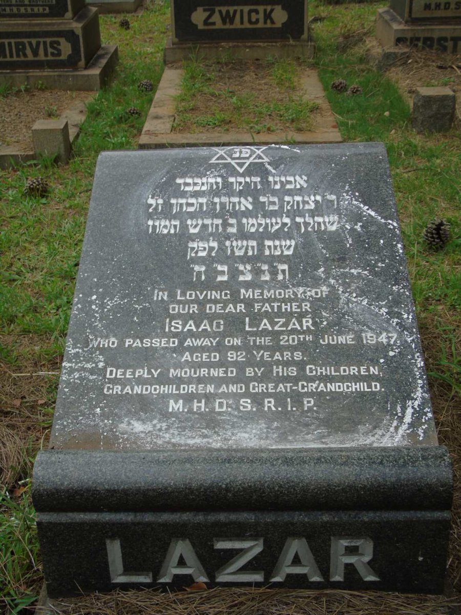 LAZAR Isaac -1947