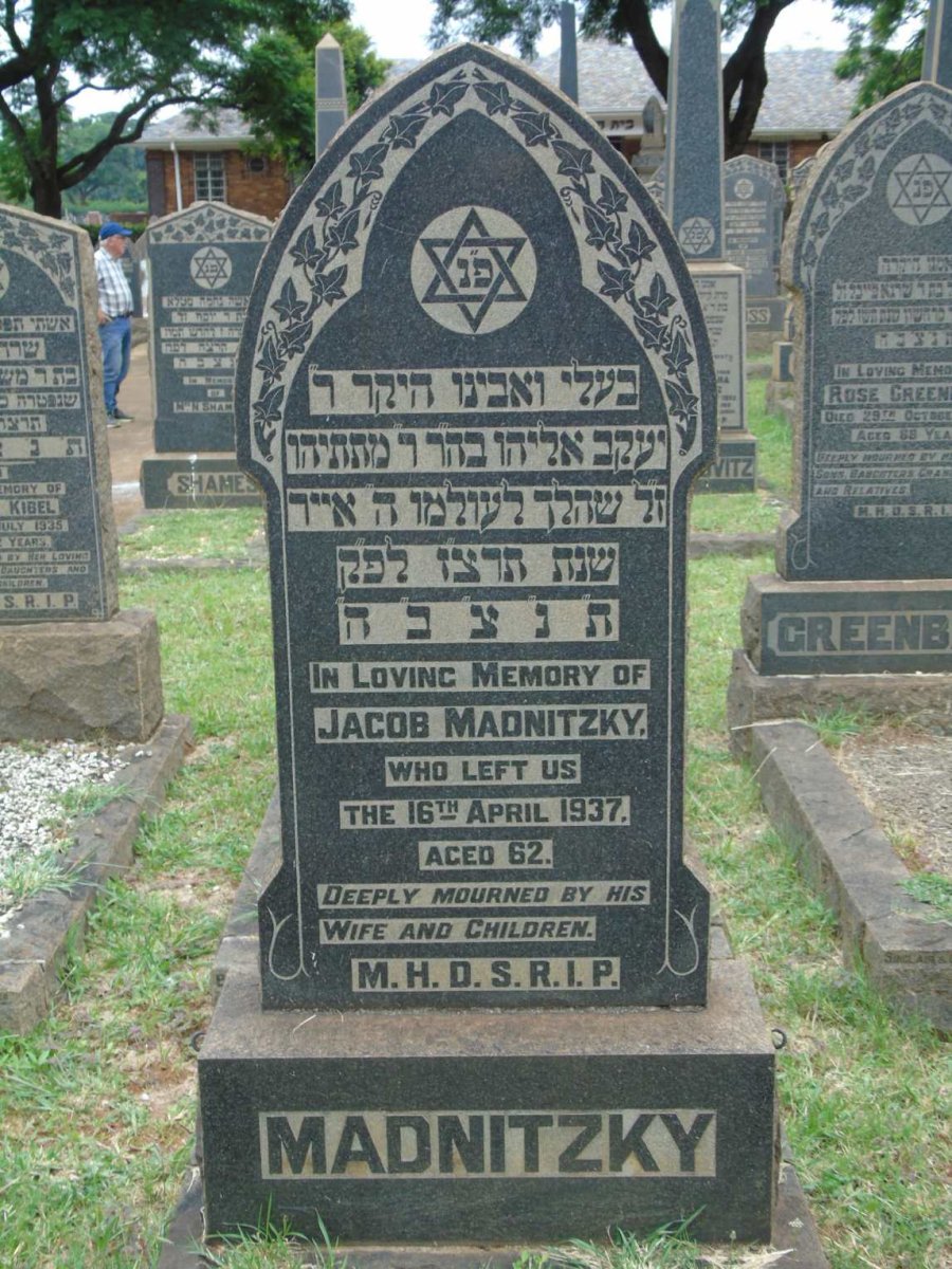 MADNITZKY Jacob -1937