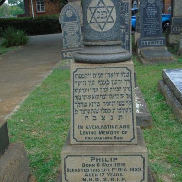 MYER Philip 1916-1933