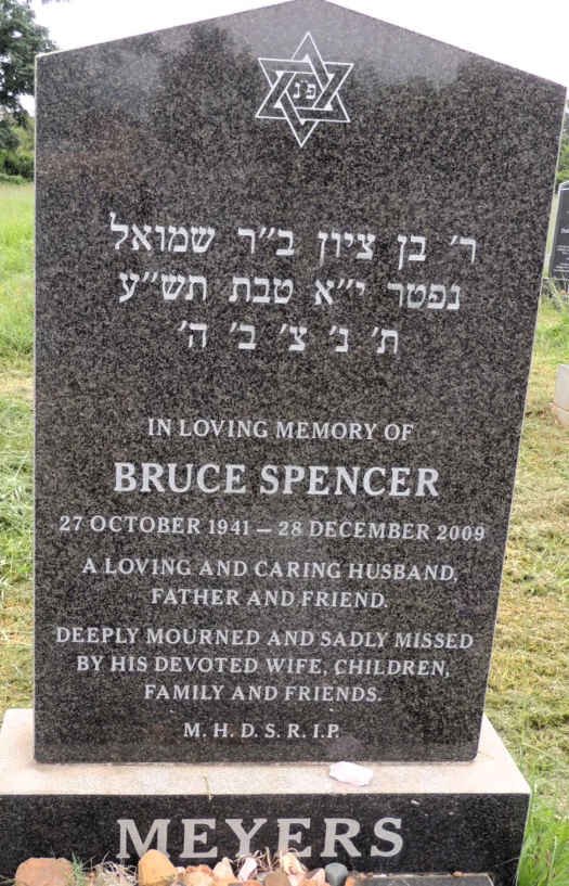 MEYERS Bruce Spencer 1941-2009