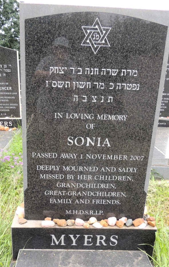 MYERS Sonia -2007