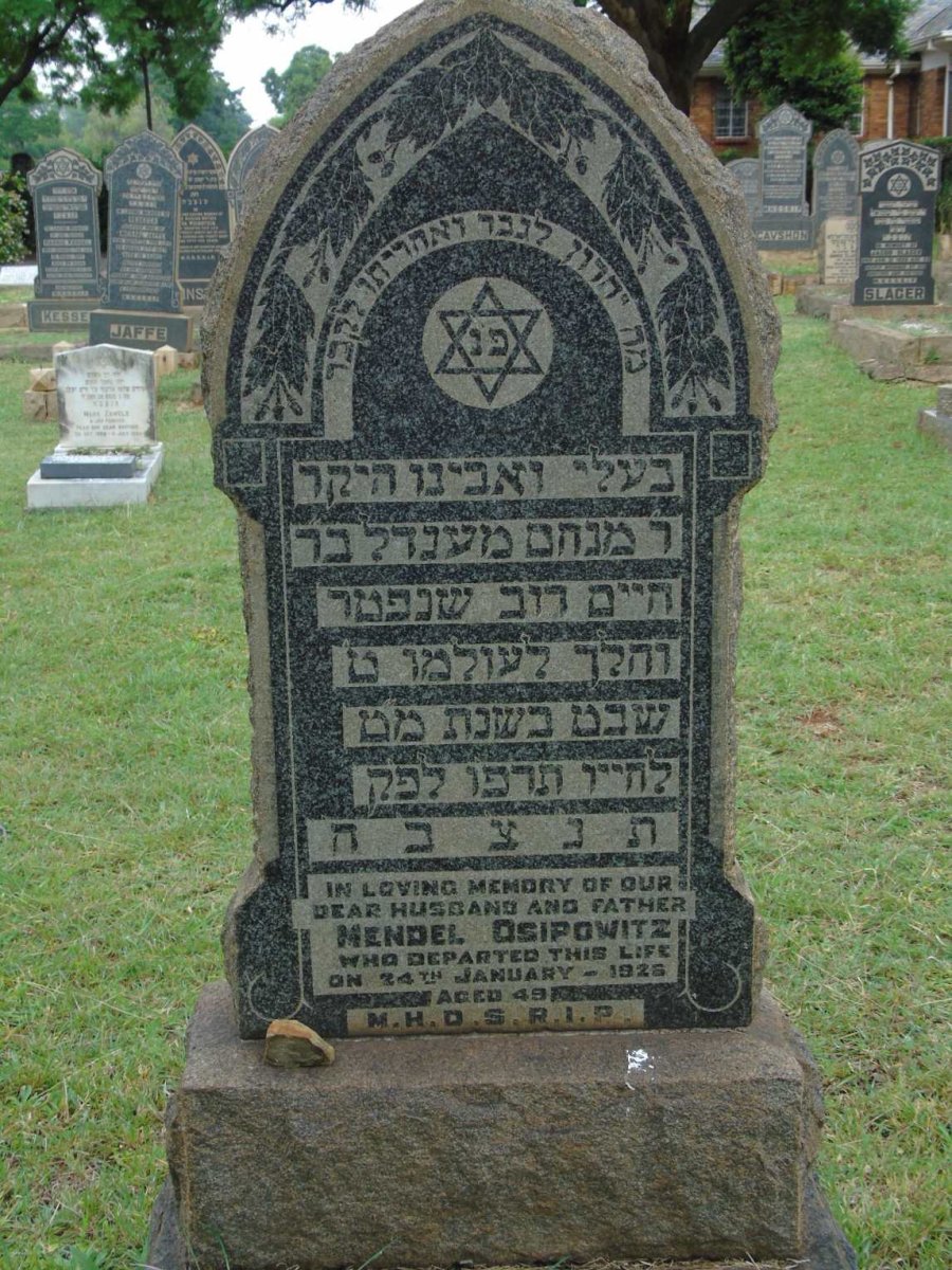 OSIPOWITZ Mendel -1926
